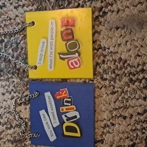 Bottle charm for wine, liquor or soda. Great tag or label to add for gift giving